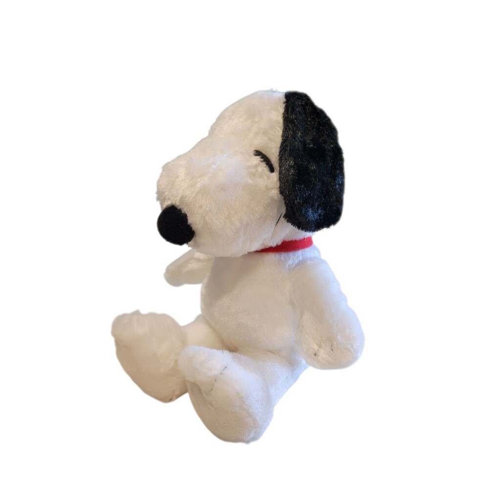 Kohls Cares Snoopy Peanuts Plush 12" Beagle Dog Red Collar Stuffed Animal